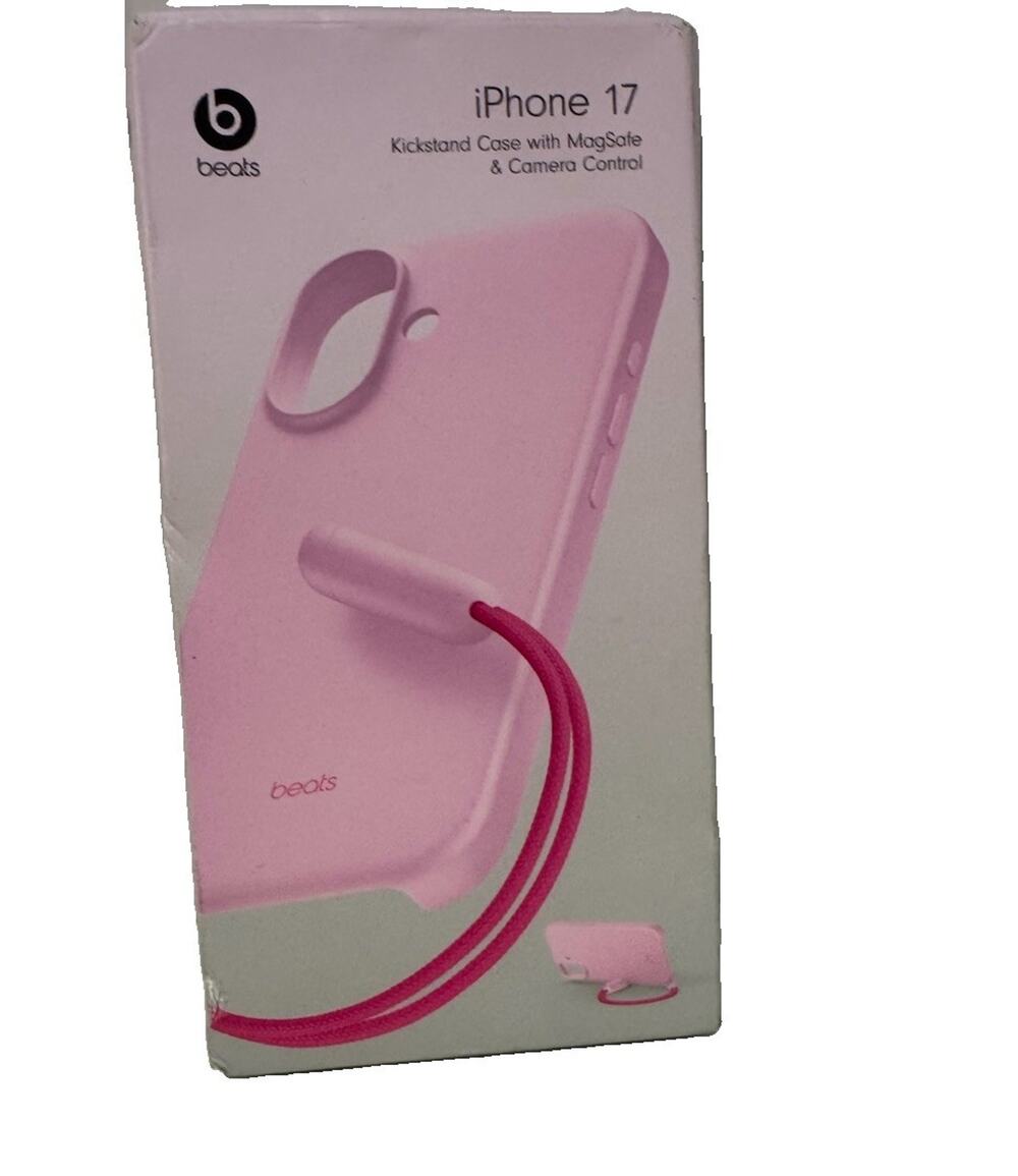 Beats iPhone 17 Kickstand Case MagSafe Camera Control Pink Brand NEW SEALED